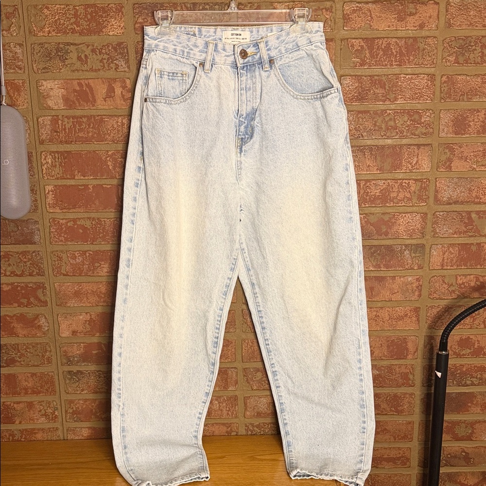 Cotton On Women's High Rise Light Blue Jeans